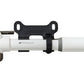 Bontrager Air Support pump in white on its side on a white background