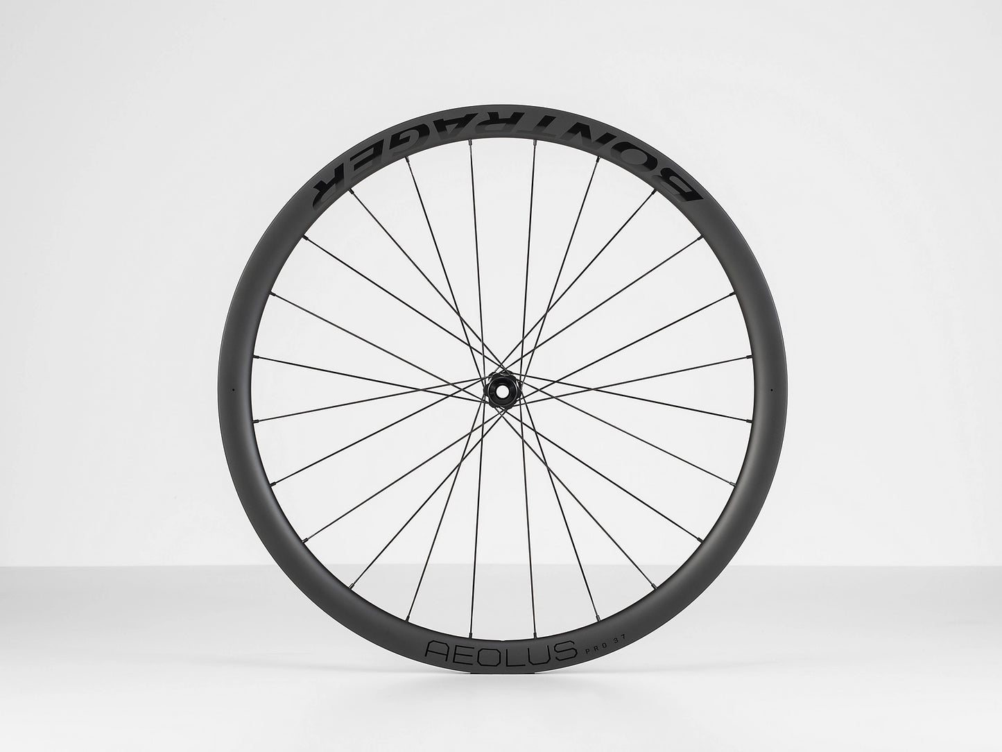 Bontrager Aeolus Pro 37 Wheel - Front with a white background