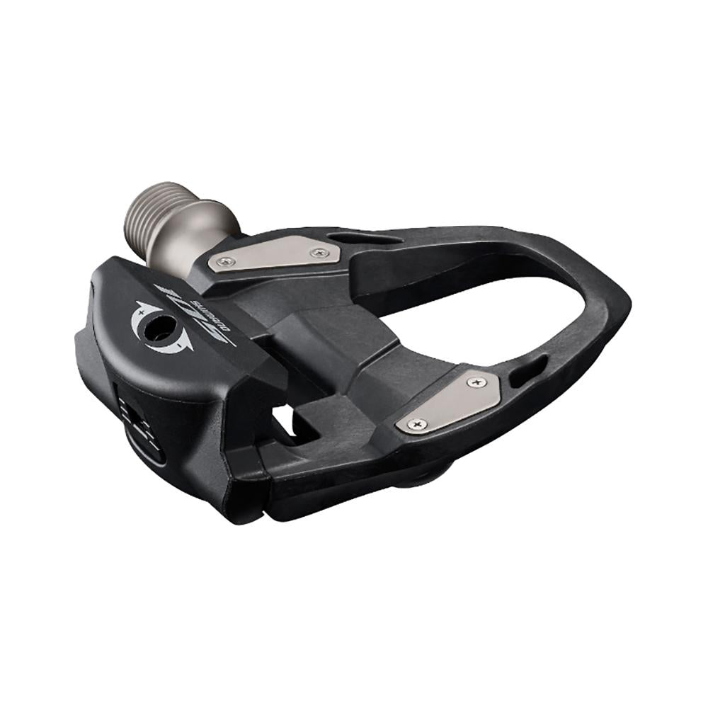 Shimano 105 pedals on a white background