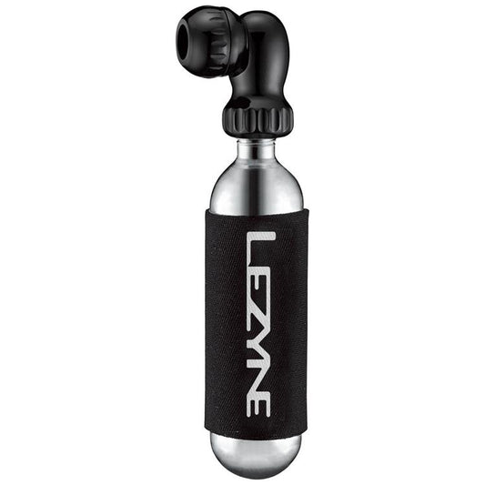 Lezyne Twin Speed Drive Co2 inflator with a white background